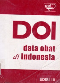 DOI Data Obat di Indonesia Edisi 10