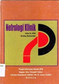 Nefrologi klinik Edisi III, 2006