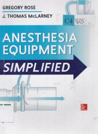 Anesthesia equipment simplified