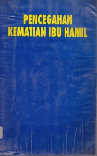 Pencegahan kematian ibu hamil