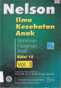 Nelson Ilmu kesehatan edisi 15 volume 3