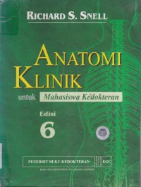 Anatomi klinik untuk mahasiswa kedokteran edisi 6