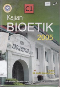Image of Kajian bioetik edisi 1 2005