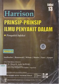 Harrison prinsip-prinsip ilmu penyakit dalam edisi 13, volume 1