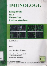 Imunologi : diagnosis dan prosedur laboratorium  edisi 5