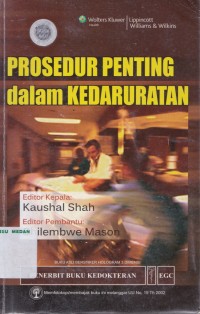 Prosedur penting dalam kedarurat