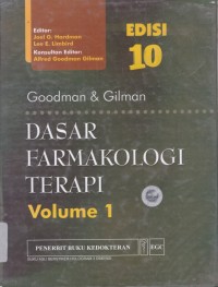 Goodman & Gilman dasar farmakologi terapi edisi 10 volume 1