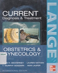 Current diagnosis & treatment obstetrics & gynecology  10th edition