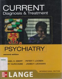 Current diagnosis & treatment psychiatry second edition