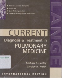 Current diagnosis & treatment in pulmonary medicine