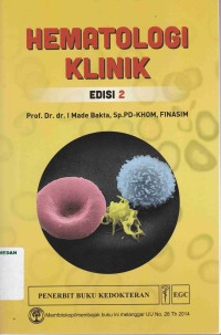 Image of Hematologi Klinik edisi 2