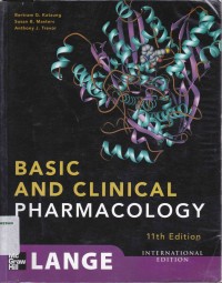 Basic and clinical pharmacology 11th edition